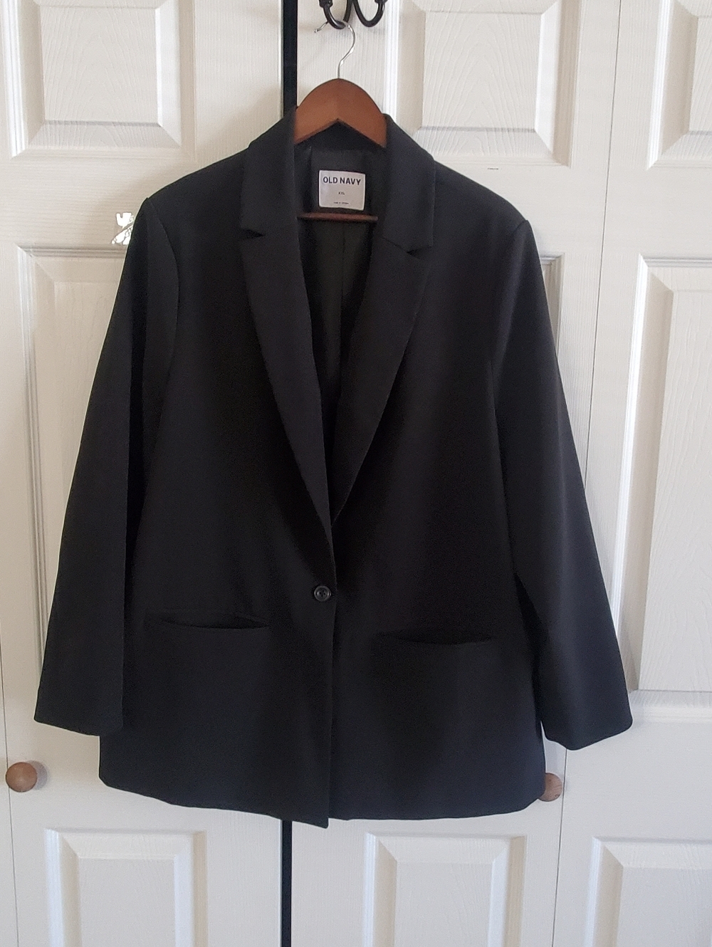 OLD NAVY BLACK XXL BLAZER. OFFICE BUSINESS LONG SLEEVES